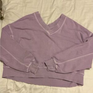 Aerie Lilac V-Neck Women's Sweater
